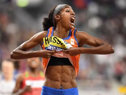 Sifan Hassan, tras ganar el 1.500,