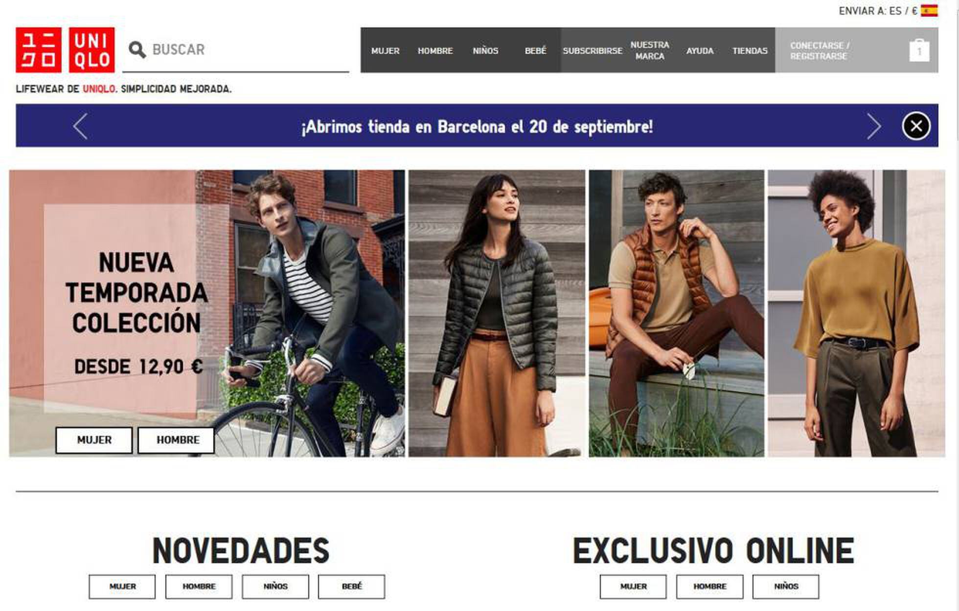 Uniqlo lanza tienda online en España y ultima la apertura de su local ...