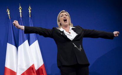 Marine Le Pen, candidata del Frente Nacional.