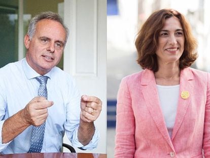 Lluís Baulenas y Rosa Tubau, nuevos cargos del departamento de Cultura de la Generalitat que dirige Àngels Ponsa.