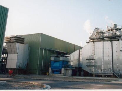 Planta de cogeneraci&oacute;n de Saica.