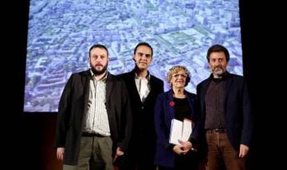 Presentacion de la alcaldesa, Manuela Carmena, y de su equipo, del proyecto Puerta Norte.