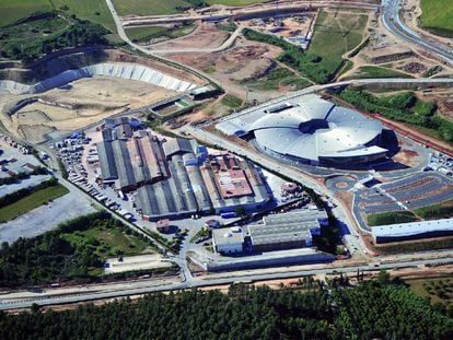 Vista del parque del Alba en Cerdanyola del Vallès, donde está el Sincrotrón Alba y donde se situará la fábrica de prototipaje de chips Innofab.