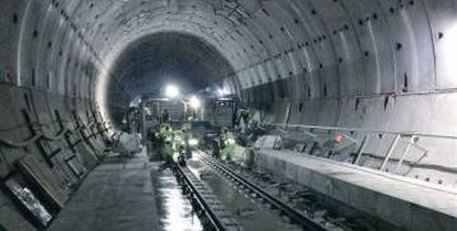 Trabajos en los túneles de la variante de Pajares financiados por 
 el programa Next Generation.