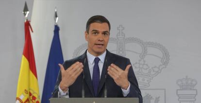 El presidente del Gobierno, Pedro Sánchez.