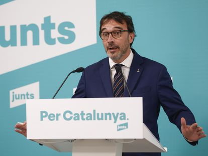 El vicepresidente y portavoz de JxCat, Josep Rius.