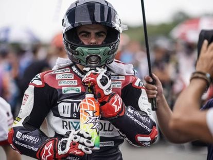 Romano Fenati, en Brno.