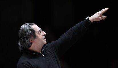 Riccardo Muti, en una actuación en el Teatro Real de Madrid el pasado año.