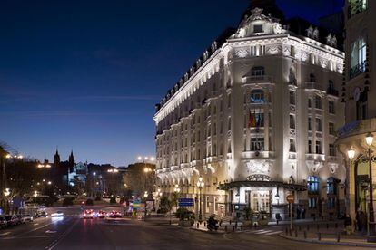 Fachada del Hotel Palace de Madrid