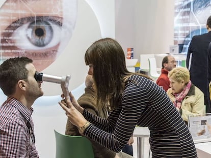 Estand de ExpoÓptica de la edición anterior.