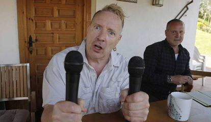 El ex cantante de los Sex Pistols, John Lydon.  