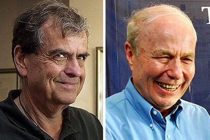 Los nuevos Nobel de Química, Avram Hershko y Aaron Ciechanover.