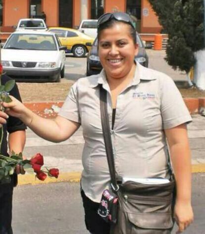 La periodista asesinada Anabel Flores.