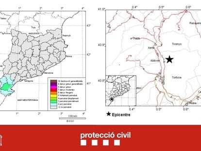 Los habitantes de la zona han percibido en diferentes grados el terremoto que ha sacudido la madrugada de este martes la comarca del Baix Ebre (Tarragona).