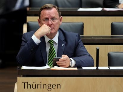 El primer ministro de Turingia, Bodo Ramelow, de La Izquierda, en una sesión del Bundesrat en junio de 2020.