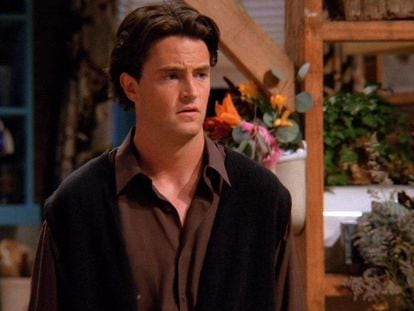 Matthew Perry, en una de las primeras temporadas de 'Friends'.