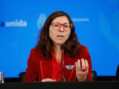 La ministra de economía argentina Silvina Batakis.