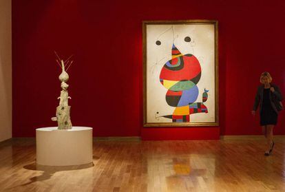 "Mujer, pájaro y estrella", el plato fuerte de la muestra de Miró en Buenos Aires.