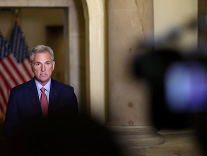 Kevin McCarthy, presidente de la Cámara de Representantes de EE UU.