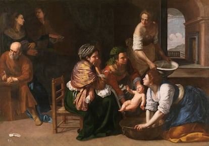 'Nacimiento de San Juan Bautista' (1635), de Artemisia Gentileschi.