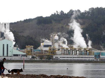 Planta de Ence en Pontevedra, Galicia. 