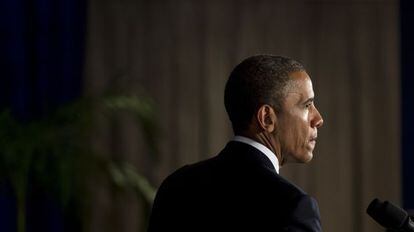 El presidente de EE UU, Barack Obama, durante un acto en Tanzania.