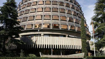 Fachada del edificio del Tribunal Constitucional. 