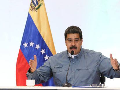 Nicolás Maduro, este lunes.