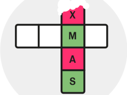 Crucigramas minis, con definiciones navideñas