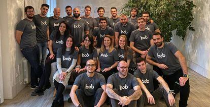 Parte del equipo de la startup Bob.io.