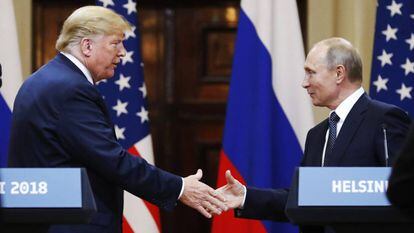 Trump y Putin, el pasado 16 de julio en Helsinki, Finlandia.