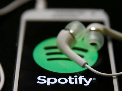 La aplicación móvil de la plataforma de streaming musical Spotify