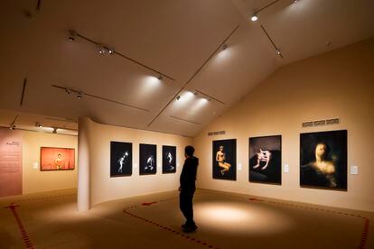 Área dedicada a Antoine D’Agata en la exposición “Magnum. El cuerpo observado”
