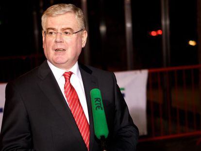 El ministro de Exteriores irland&eacute;s, Eamon Gilmore. 