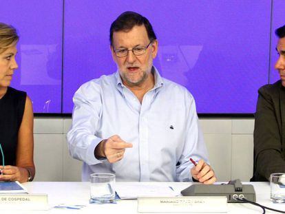 Mariano Rajoy en el Comité Ejecutivo del PP.