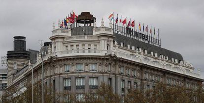 Vista del NH Hotels del Paseo del Prado de Madrid.