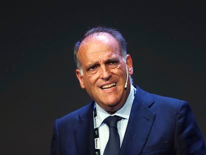 Javier Tebas, presidente de LaLiga, en una imagen de septiembre de 2018.