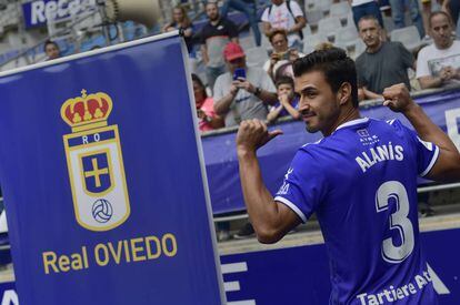 El mexicano Oswaldo Alanís, en su presentación.