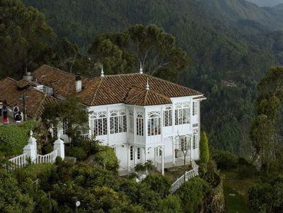 Casa Santa Clara, ubicada en el cerro de Monserrate.