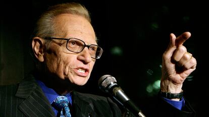 Larry King, en un acto en Nueva York en 2007.