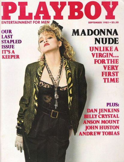 Una joven Madonna en 1985 fue portada de 'Playboy'.