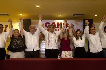 El candidato morenista a la gubernatura por Tamaulipas, Américo Villarreal.