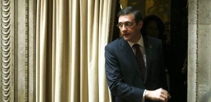 El primer ministro portugu&eacute;s, Pedro Passos Coelho, este viernes en el Parlamento.