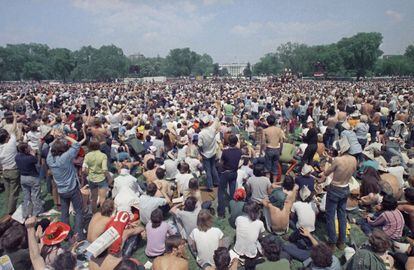 La Marcha sobre Washington por el trabajo y la libertad fue una gran manifestación que tuvo lugar en Washington, el 28 de agosto de 1963. Martin Luther King Jr. pronunció su histórico discurso "Yo tengo un sueño" defendiendo la armonía racial en el Monumento a Lincoln durante la marcha.