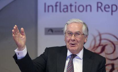 Mervyn King, gobernador del Banco de Inglaterra