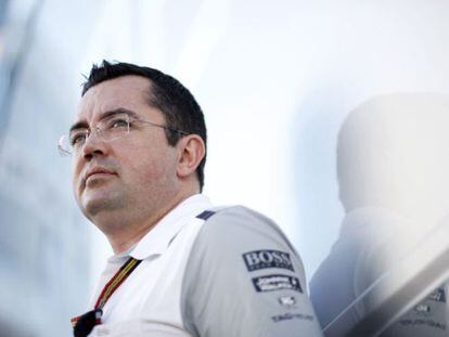 Eric Boullier, en julio de 2014 en Alemania.