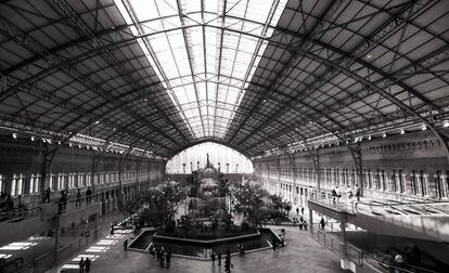 Estación del AVE en Atocha, el 21 de abril de 1992.