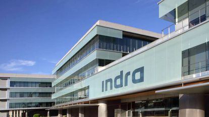 Sede central de Indra, en Madrid. 