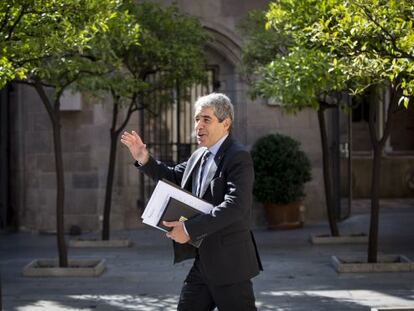 Francesc Homs, aquest matí.