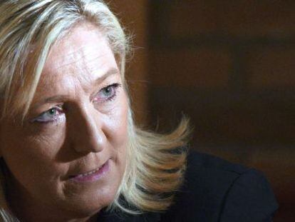 Marine Le Pen, la semana pasada.